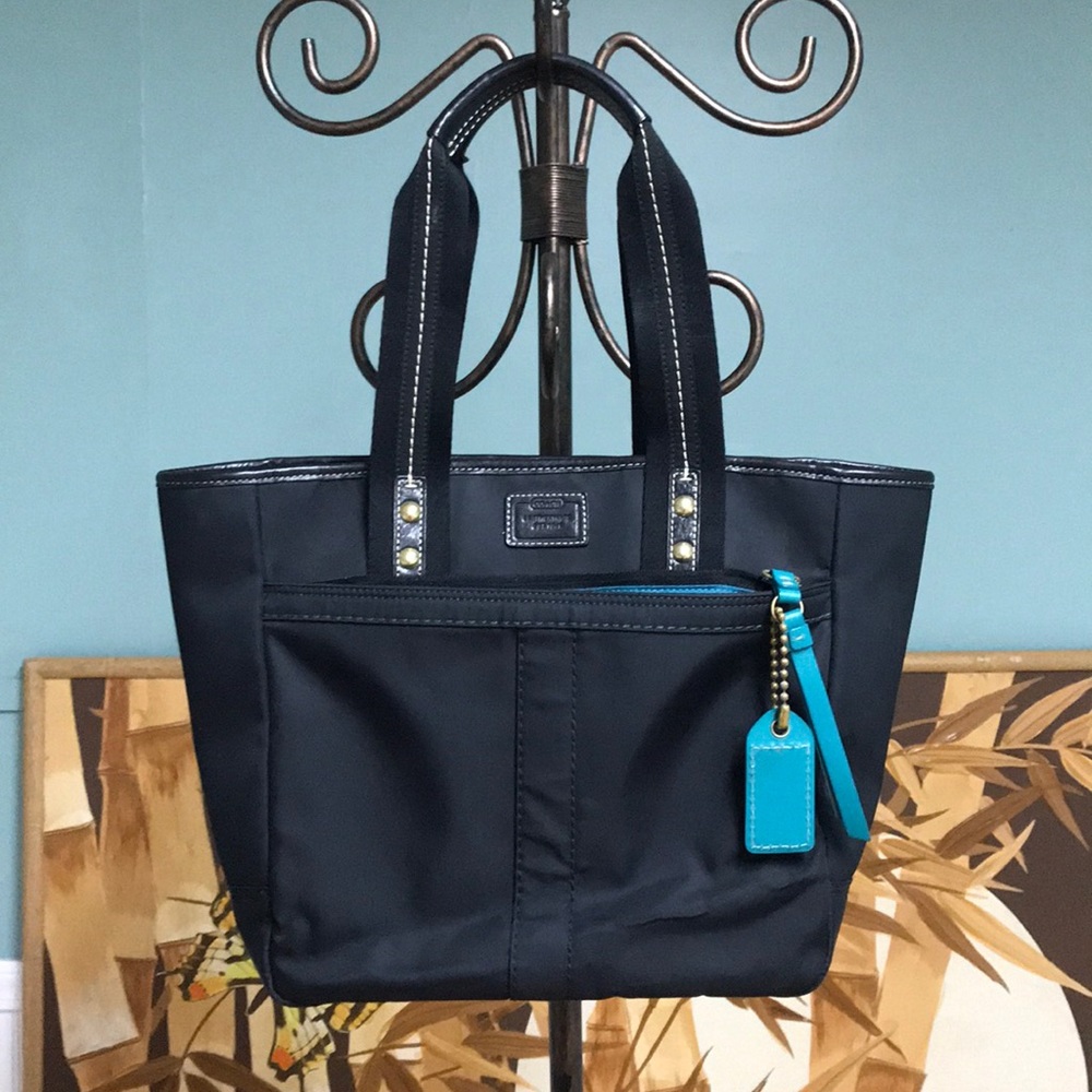 COACH Hampton Weekend Nylon Tote!